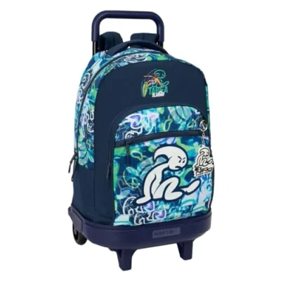 Afbeelding van Schoolrugzak met Wielen El Niño Kook Marineblauw 33 x 45 22 cm