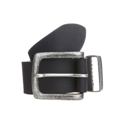 Afbeelding van Wrangler Metal Loop herenriem, zwart.