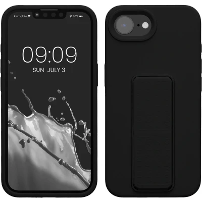Afbeelding van kwmobile back cover voor smartphone geschikt Apple iPhone 16e 1x beschermhoesje van kunststof In zwart