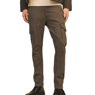 Image de JACK &amp; JONES Jpstpaul Jjflake cargo Noos Pantalon pour homme, marron, 28W / 32L