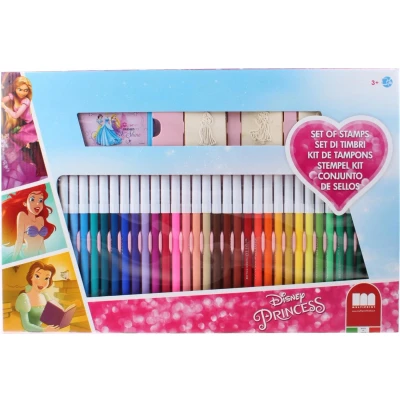 Afbeelding van Disney Prinses Kleurset met Stempels, 41dlg.