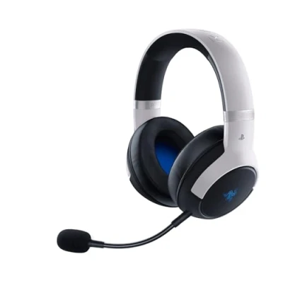 Image de Casque sans fil Bluetooth pour console PS5/PC Razer Kaira Pro Hyperspeed Noir et Blanc