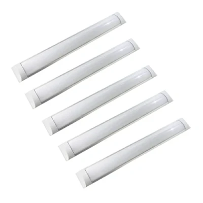 Afbeelding van JANDEI 5 stuks ledstrips, 36 W 120 cm, neutraal wit licht 4200 K, IP20 bescherming voor binnen, 3800 lumen, lampen werkruimtes, industriële ruimtes, huishoudens