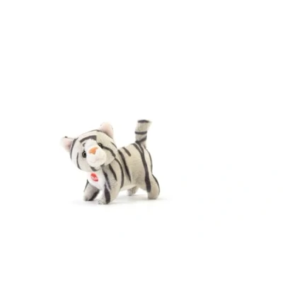 Afbeelding van Trudi Sweet Collection knuffel Kat Poes 9 cm Hoge kwaliteit pluche Knuffeldier voor jongens en meisjes Grijs 5x8x9 maat XXS