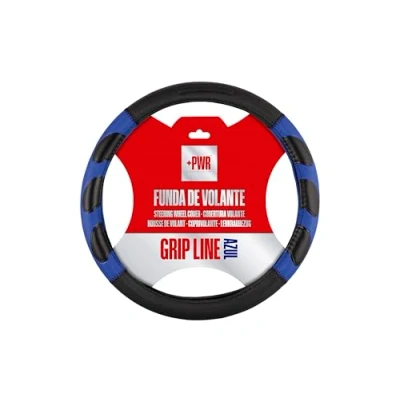 Afbeelding van Stuurhoes Grip Zwart/Blauw