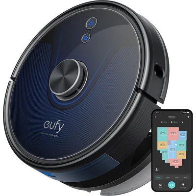 Afbeelding van Eufy Clean RoboVac L35 Hybrid Robotstofzuiger en dweil 3.200 Pa lasernavigatie Multi Floor Mapping