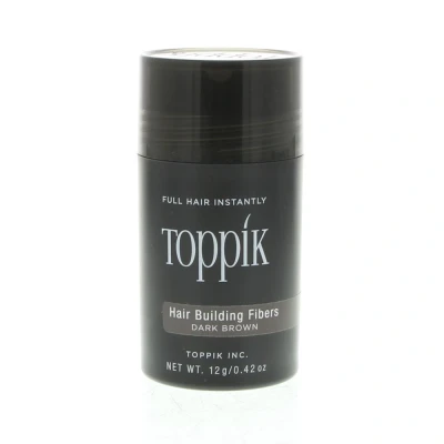 Afbeelding van Toppik Hair Building Fibers Dark Brown 12gr Haibu by Kapperskorting.com