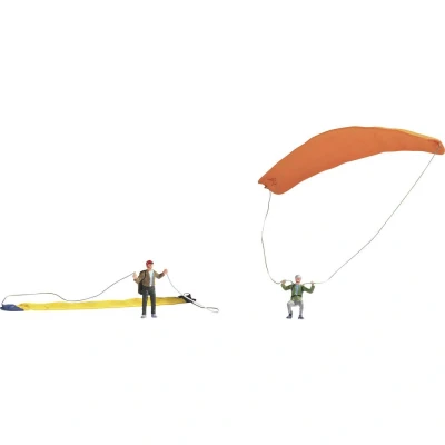 Afbeelding van NOCH H0 figuren Paragliders Geverfd, Staand