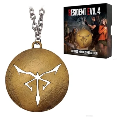 Afbeelding van FaNaTtik Resident Evil 4 Bitores Mendez metalen verzamelmedaillon op ketting