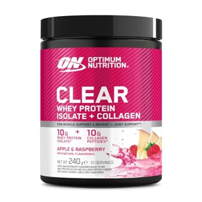 Afbeelding van Clear Whey + Collagen 240gr Apple Raspberry