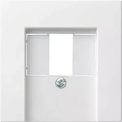 Afbeelding van Gira Systeem 55 afdekplaat voor USB zuiver wit