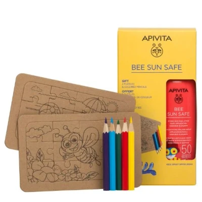 Afbeelding van Apivita Bee Sun Safe Kids Spray SPF50 Gift Set Pakket 50 ml