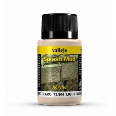 Afbeelding van Vallejo Weathering Effects Splash Mud Light Brown 40 Ml