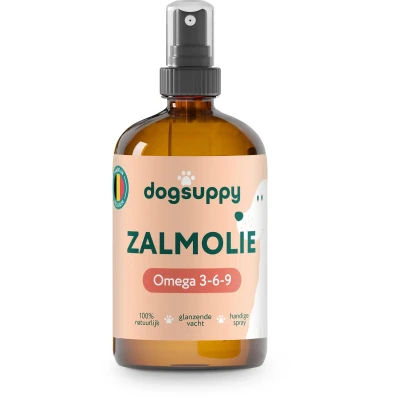 Afbeelding van Zalmolie Spray 100% Natuurlijk &amp; Puur Een boost voor de gezondheid van je Hond Bevat Omega 3 250 ml