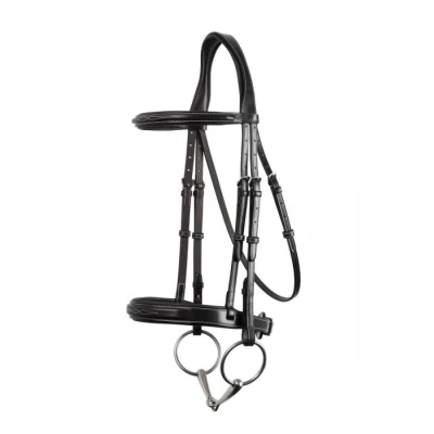 Image de Montar Bride Hunter Cuir Écologique Noir XFull