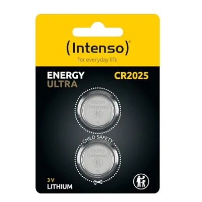 Afbeelding van (Intenso) Energy Ultra knoopcel batterij CR2025 2 stuks (7502422)