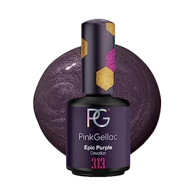 Afbeelding van Pink Gellac Gellak Paars 15ml Paarse Gel Lak Nagellak Gelnagels Producten Glanzende Nails 313 Epic Purple