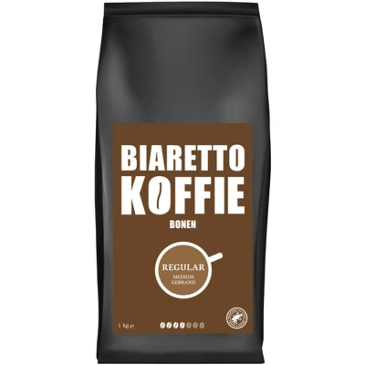 Afbeelding van Koffie Biaretto bonen Regular 1000 gram