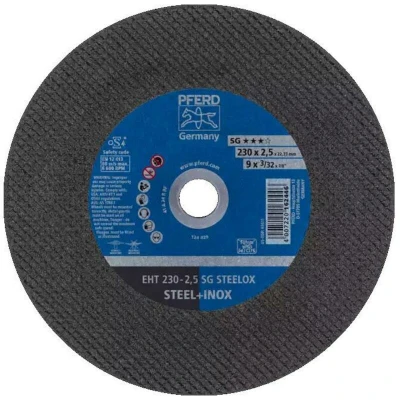 Afbeelding van PFERD SG STEELOX 61328422 Doorslijpschijf recht 230 mm 25 stuk(s) RVS, Staal