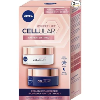 Afbeelding van NIVEA Cellular Expert Lift Anti rimpelcrème voor dag en nacht SPF 30, 2 x 50 ml, stuks