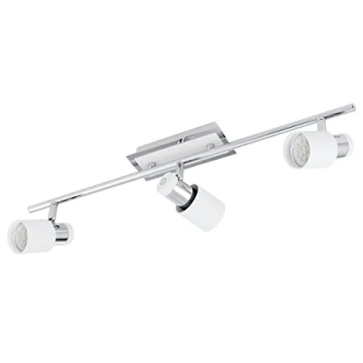 Afbeelding van EGLO Davida Plafondspots 3 Lichts Chroom, Wit