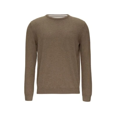 Image de s.Oliver Pull en tricot avec logo brodé, Marron 86w0, S