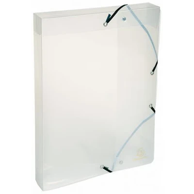 Image de Boite de classement exabox dos 40mm polypropylène crystal A4