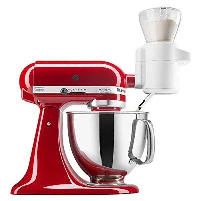 Image de KitchenAid Accessoire 5KSMSFTA Tamis et Balance pour Robot Pâtissier Passoire à Farine ou Sucre en Poudre de Cuisine Électronique