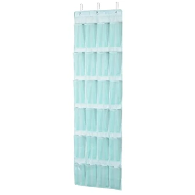 Afbeelding van Amazon Basics Hangende deuropslag, 24 zakken, jadegroen, 47 x 6,3 165 cm