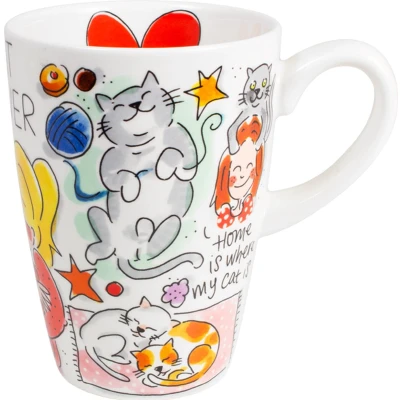 Afbeelding van Blond Amsterdam Mok Cat Lover Xl 500 ML