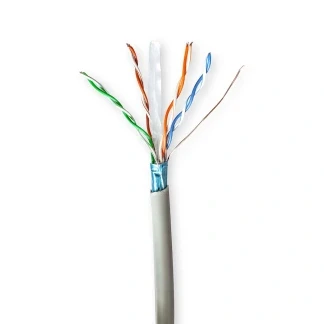 Afbeelding van Netwerkkabel Cat6 F/UTP 100 meter (Soepele kern)