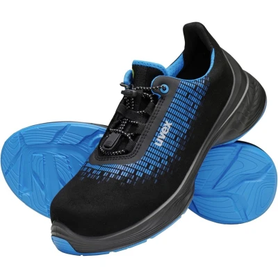 Afbeelding van Uvex Sicherheitsschuh Halbschuh 6830 Schwarz/Blau Pu 44 (Weite 14)