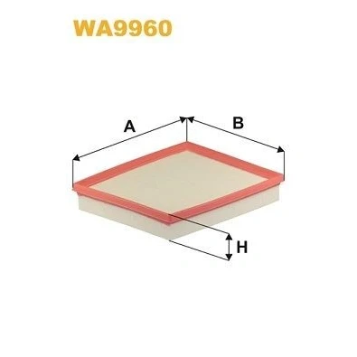 Afbeelding van WIX FILTERS WA9960 Luchtfilter 41 199 243 Filter insert OPEL: Astra K Sports Tourer, Hatchback