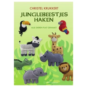 Afbeelding van Forte Boek Junglebeestjes haken Christel Krukkert