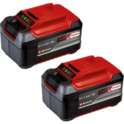 Afbeelding van Einhell Power X Change 18v 5,2Ah Li Ion Plus Accu DUO