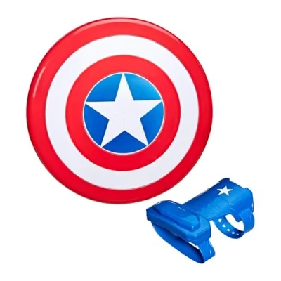 Afbeelding van Captain America magnetisch schild en handschoen, Marvel Avengers, superheldenkostuum, 5 jaar