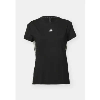 Afbeelding van adidas Performance Hyperglam Training Sport Tshirt, Dames, Maat: XS, Black/white