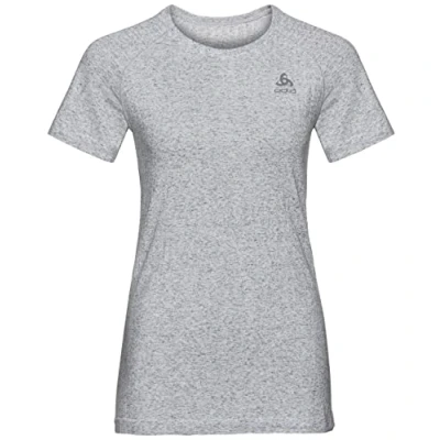 Afbeelding van Odlo BL TOP Crew neck s/s MILLENNIUM Linencoo Grey Melange Maat S