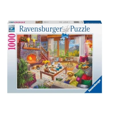 Afbeelding van Ravensburger puzzel Gezellige hut Legpuzzel 1000 stukjes