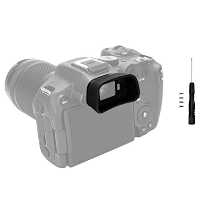 Afbeelding van Zachte siliconen oogschelp voor Canon EOS R7 APS C spiegelloze camera