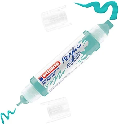 Afbeelding van edding 5400 Acrylic Marker opulent turquoise 1 ST 2 3/5 10mm / 4 5400934