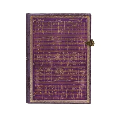Afbeelding van Beethoven’s 250th Birthday Midi Lined Hardcover Journal (Clasp Closure)