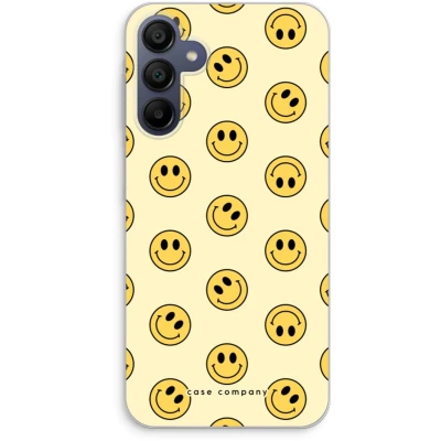 Afbeelding van Case Company® hoesje geschikt voor Samsung Galaxy A15 Smiley N2 Soft Cover Telefoonhoesje Bescherming aan alle Kanten en Schermrand