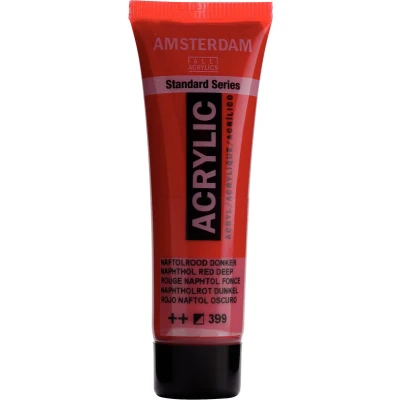 Afbeelding van Amsterdam acryl 399 naftolrood donker 20 ml