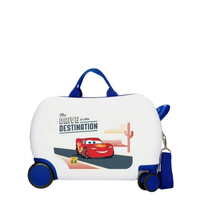 Afbeelding van Cars The Destination Rolling Suitcase 4 Wheels 45 cm White