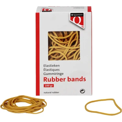 Afbeelding van Elastiek Quantore 22 100x1,5x1mm 100gram