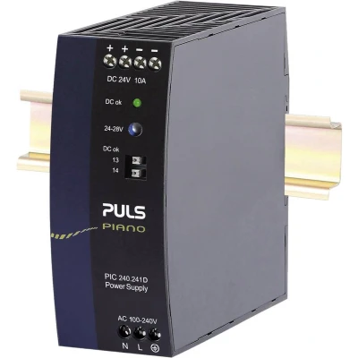 Afbeelding van PULS Piano DIN rail netvoeding 24 V 10 A 240 W Aantal uitgangen: 1 x Inhoud: stuk(s)