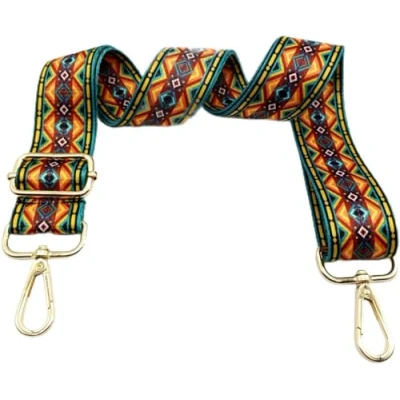 Afbeelding van Keriocusi Vervangende verstelbare schouderriem, handtasriem, vervanging, universele reserve riem met gouden gesp voor dames, handtas, schoudertas, accessoires, 07
