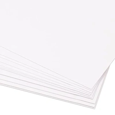 Afbeelding van Craftelier Dubbelzijdig karton, 25 stuks, ideaal materiaal voor kaartprojecten, scrapbooking en knutselwerk, gewicht 250 g/m², A4 formaat (21 cm x 29,7 cm), wit