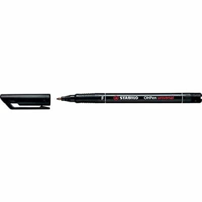 Afbeelding van Stabilo Ohpen Universal, Ohp marker, Permanent, Fijn 0,7 Mm, Zwart marker